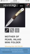 Mother of Pearl Inlaid Mini Folder - Kramer Knives.jpg