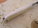Knife Hunter #191 Ivory Micarta ATS34 SPINELiners 2.jpg