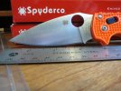 Spyderco C101POR2 Manix 2 Orange CPM-S90V (5).JPG