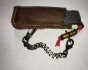 CRKT Fulcrum 2 Sambar Stag Scales Brass Lanyard in Sheath-2.JPG