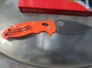 Spyderco Manix 2 C101PORBK2 Orange Black S90V (5).JPG