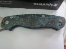 Spyderco Paramilitary 2 C81CFPBL2 Blue CF May 22 $215 (3).JPG