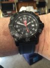 Luminox black with red hand IMG_6388.jpg