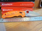 Spyderco C101POR2 Manix 2 Orange CPM-S90V $245 (6).JPG Spyderco C101POR2 Manix 2 Orange CPM-S90V $245 (6).JPG