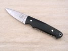 Knife #218 Rick Erdoes Hiker ATS34 Blk linen LOGOSIDE.jpg