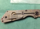 Strider Knife SNG CPM 154 Stonewashed Ranger Green Flamed Titanium Folder 2012 (3).jpg