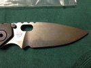 Strider Knife SNG CPM 154 Stonewashed Ranger Green Flamed Titanium Folder 2012 (4).jpg