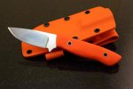 handmade drop point utility  edc kydex orange 2.jpg
