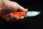 handmade drop point utility  edc kydex orange 5.jpg