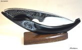 Cone Integral Art knife ,, Sea Warrior ,,.JPG