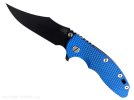 RICK HINDERER KNIVES XM-18 BOWIE 3.5 BATTLE BLACK MAGNACUT BLADE BATTLE BLACK LOCK SIDE BLUE G...jpg