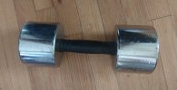 25 lb nordictrack dumbbell.jpg