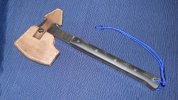 JK Knives Spike Hawk with Black Canvas Micarta Scales and From the Forge Finish.jpg