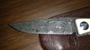 Mnandi Raindrop Damascus - Front Side Blade.jpg