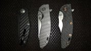 Hinderer XM-18 3.5 Bowie CF, Slicer Full Ti, & ZT 0770CFM4DLC - Scale Side.jpg