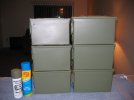 stripped and painted all cans.JPG