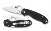SPYDERCO PARA 3 C223GP FOLDING POCKET KNIFE CPM-S30V STAINLESS STEEL PLAIN EDGE BLADE BLACK G-10.jpg