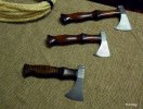 Raymond Richards Axes at Montana Knife Show, 2007.jpg