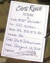Chris Reeve Aviator 5.5 inch OD Green signed card.jpg