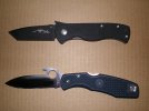 Emerson HD7, Spyderco Wave Endura.jpg