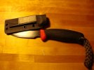 Mora Carbon Clipper Caper (diamond hone & fire steel).JPG