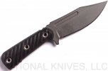 RMJ TACTICAL UCAP FIXED BLADE KNIFE 52100 STEEL PLAIN EDGE BLADE BLACK G-10 HANDLE 1.jpg