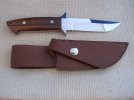 Knife Hunter #177 Chute Ironwood CPM154 OBVERSEwSHEATH 3AOK.jpg