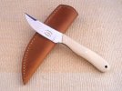 Knife Hunter #182 Bird Trout 01 steel Ivory micarta  LOGOSI.jpg