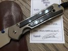 CRK Sebenza 21 Lg - Raindrop Damascus %0ASebenza 21 - CF Inlays - 4.jpg