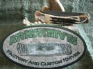 Buck 110 NS Ladder Damascus Drop Point Blade Stag Bone #5.jpg