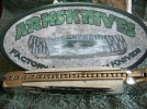 Buck 110 NS Ladder Damascus Drop Point Blade Stag Bone #4.jpg
