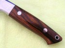Knife Hunter #186 LLCaperfinn Ironwood ATS34 LogoHandle.jpg