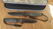 Kabar Impact knives, with padded case.jpg