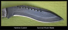 Hankins Custom                     Survival Khukri Blade (Framed).jpg