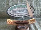 Buck 110 Amber Stag Bone Partial Chipflint #1.jpg