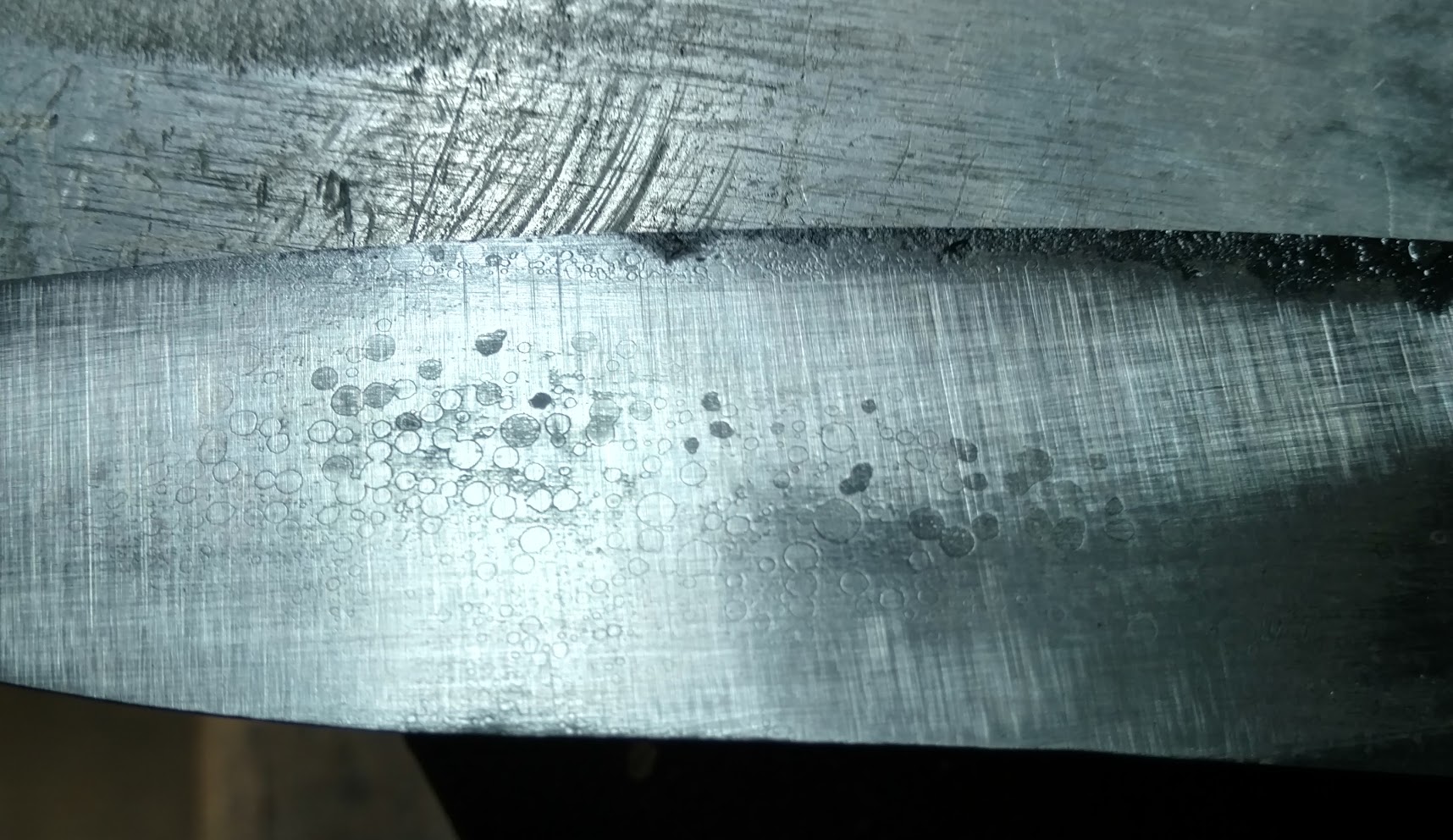 Weird quench pattern